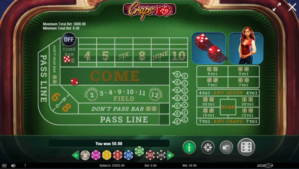 Play’n GO Craps