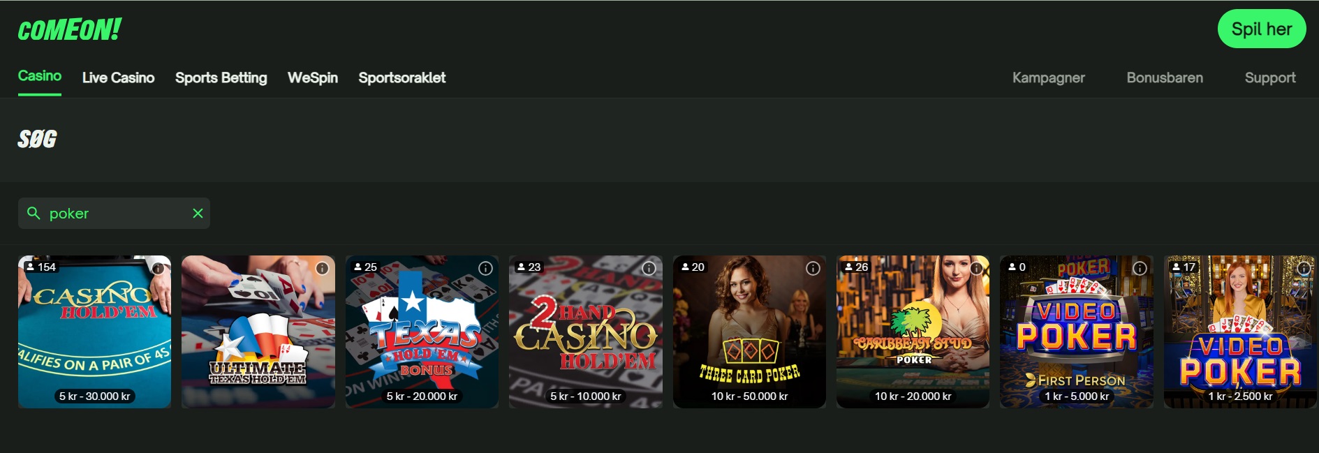 ComeOn Casino Anmeldelse comeon-casino-anmeldelse