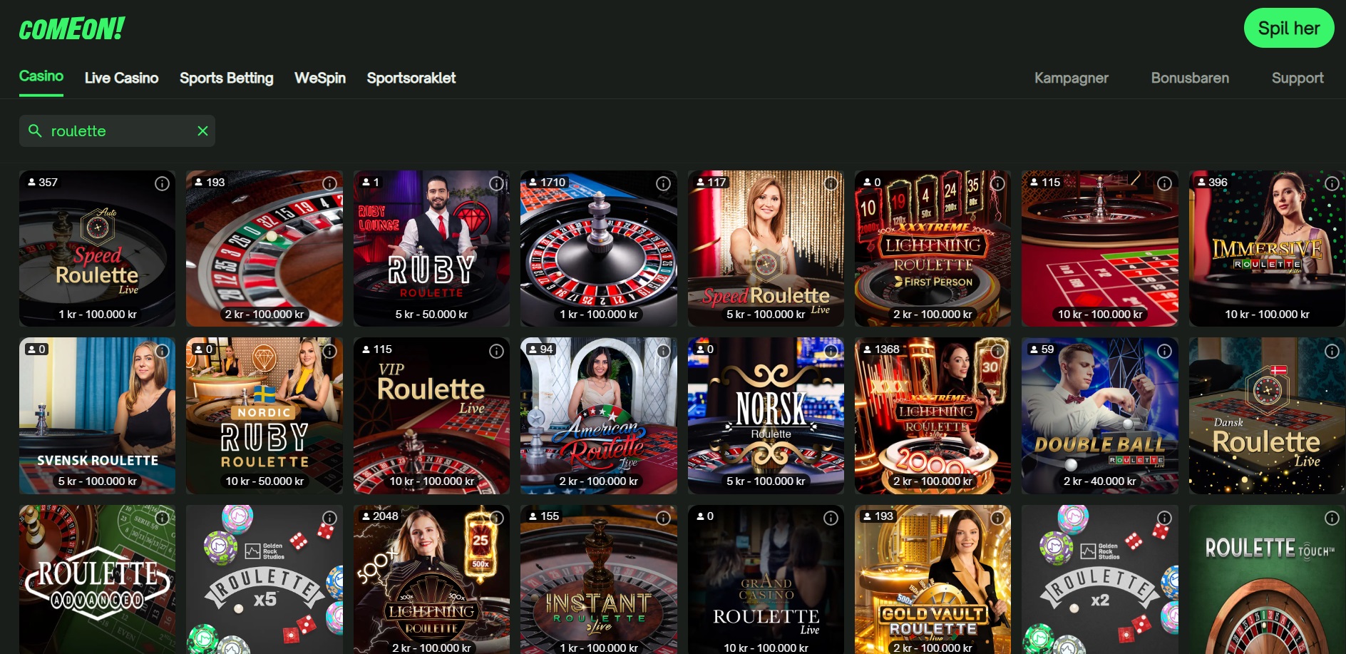 ComeOn Casino Anmeldelse comeon-casino-anmeldelse